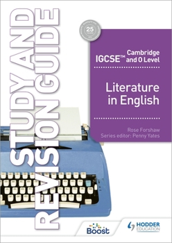 Paperback Cambridge Igcse(tm) and O Level Literature in English Study and Revision Guide Book
