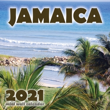 Paperback Jamaica 2021 Mini Wall Calendar Book