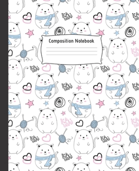 Paperback Composition Notebook: Cute College Ruled Line Paper Notebook - Perfect size for your School Bag - High quality paper - Multipurpose School W Book