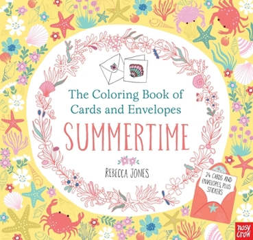 Paperback The Coloring Book of Cards and Envelopes: Summertime Book
