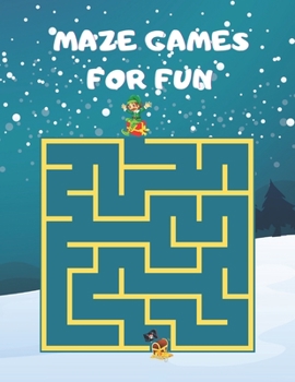 Paperback Maze Games For Fun: The Ultimate Challenging Puzzles maze Book for Teens and Adults Book