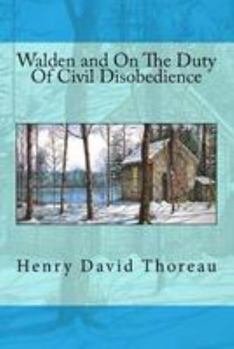 Paperback Walden and On The Duty Of Civil Disobedience Book