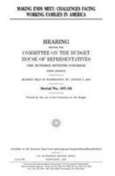 Paperback Making ends meet: challenges facing working families in America Book