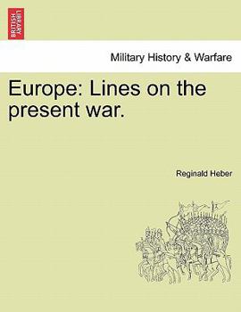 Paperback Europe: Lines on the Present War. Book