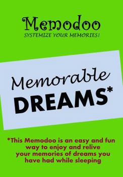 Paperback Memodoo Memorable Dreams Book