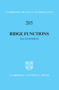 Hardcover Ridge Functions Book