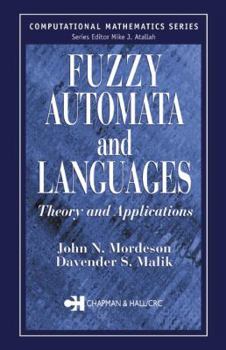 Hardcover Fuzzy Automata and Languages: Theory and Applications Book