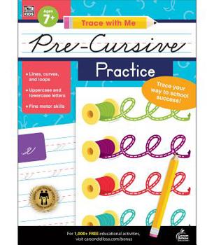 Paperback Trace with Me Pre-Cursive Practice Book