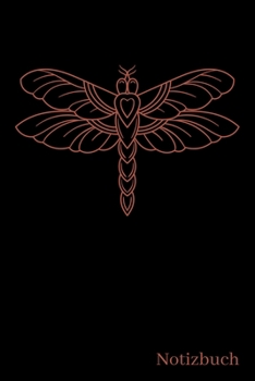 Notizbuch: Libelle | Journal DIN A5 120 Seiten gepunktet Dotgrid I Notizblock für Flamingo Liebhaber und Tierfreunde I Dankbarkeitsbuch & Planer (German Edition)