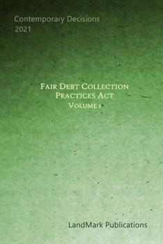 Paperback Fair Debt Collection Practices Act: Volume 1 Book