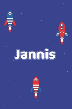 Paperback Jannis: Vornamen Notizbuch f?r Jungen und M?nner - Notizbuch, Notizheft oder Schreibheft f?r Schule, Uni, Beruf, Job oder Eins [German] Book