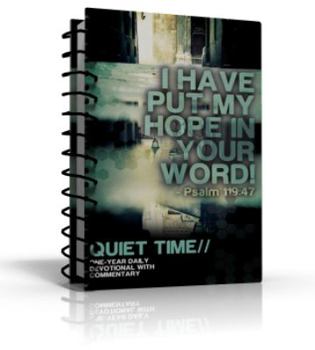 Spiral-bound Quiet Time: One-Year Daily Devotional with Commentary Book