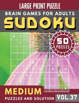 Paperback Sudoku Medium: suduko puzzle books for adults medium - Sudoku medium difficulty Puzzles and Solutions For Beginners Large Print (Sudo [Large Print] Book