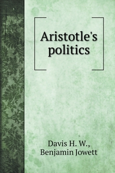 Hardcover Aristotle's politics Book
