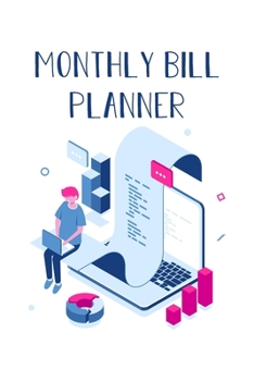 Paperback Monthly Bill Planner: Monthly, Weekly, and Daily Expense Tracker Worksheet Book