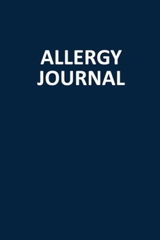 Paperback Allergy Journal: Blank, Lined Notebook (Softcover) Book