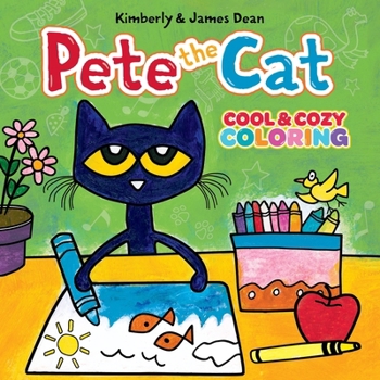 Paperback Pete the Cat: Cool & Cozy Coloring Book