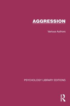 Misc. Psychology Library Editions: Aggression: 5 Volume Set Book