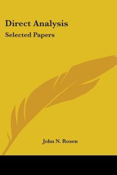 Paperback Direct Analysis: Selected Papers Book