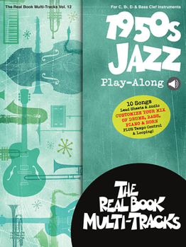 Paperback 1950s Jazz Play-Along: Real Book Multi-Tracks Volume 12 Book