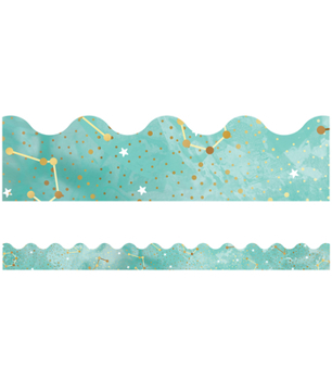Misc. Galaxy Constellations Scalloped Bulletin Board Borders Book