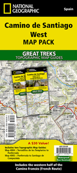 Map Camino de Santiago West Map [Map Pack Bunde] Map Book