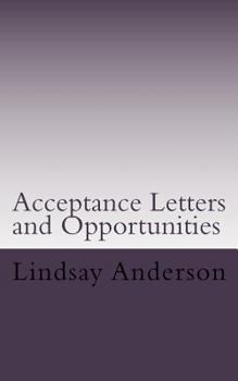 Paperback Acceptance Letters and Opportunities: A Lyndsey Kelley Novel Book