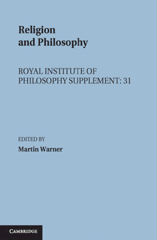 Religion and Philosophy - Book  of the Royal Institute of Philosophy Supplements
