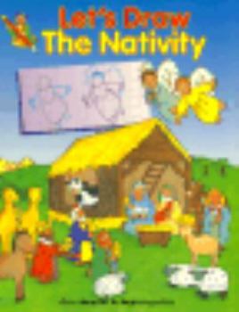 Paperback Let's Draw the Nativity Book
