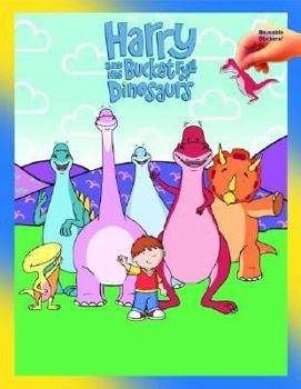Paperback Harry and His Bucket Full of Dinosaurs Reusable Sticker Book (Harry and the Dinosaurs) Book