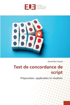 Paperback Test de concordance de script [French] Book