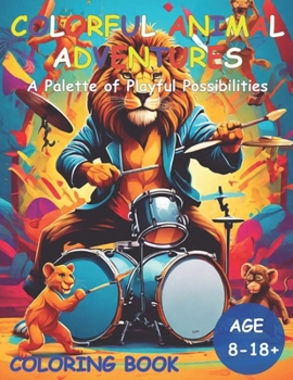 Paperback Colorful Animal Adventures: A Palette of Playful Possibilities Book