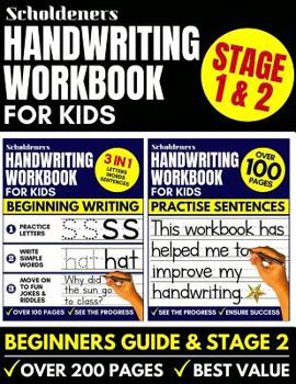 Paperback Handwriting Workbook for Kids: Handwriting Practice Book (Handwriting for Beginners / Sentence Writing Workbook) Book