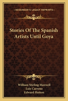 Paperback Stories Of The Spanish Artists Until Goya Book