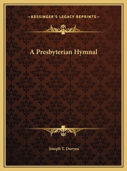 Hardcover A Presbyterian Hymnal Book