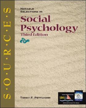 Hardcover Notable Selections in Social Psychology Book