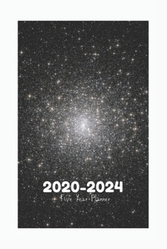 Paperback 2020-2024 Five Year Planner: Monthly Notebook, Book, Planner, Organizer, Calendar To Organize Your Monthly And Yearly Agenda Book