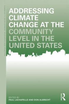 Paperback Addressing Climate Change at the Community Level in the United States Book