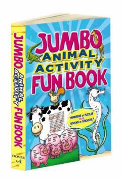 Paperback Jumbo Animal Activity Fun Book