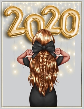 Paperback 2020 fashion and cute Notebook for Girls; 2020 notebook for writing goals, quotes, and daily tasks: My 2020 fashion Notebook: Cute and Fashion Bullet Book