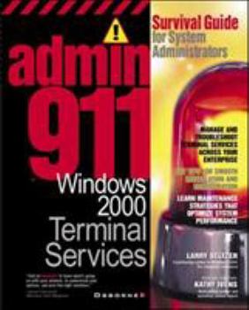 Paperback Admin911: Windows 2000 Terminal Services Book
