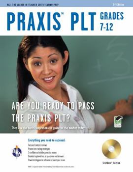 Paperback Praxis PLT Grades 7-12, TestWare edition [With CDROM] Book
