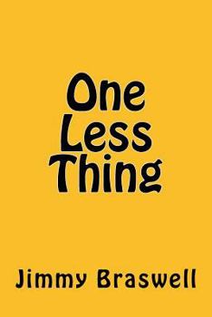Paperback One Less Thing Book