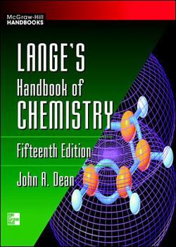 Hardcover Lange's Handbook of Chemistry Book