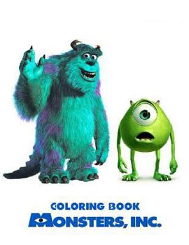 Paperback Monster Inc: Coloring Book for Kids and Adults, Activity Book, Great Starter Book for Children Book