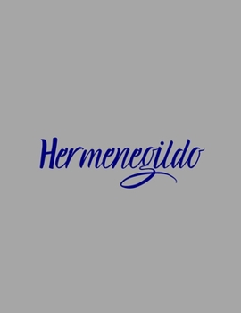 Paperback Hermenegildo: notebook with the name on the cover, elegant, discreet, official notebook for notes, dot grid notebook, Book
