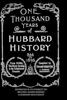 Paperback One Thousand Years of Hubbard History Book