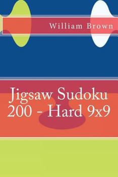 Paperback Jigsaw Sudoku 200 - Hard 9x9 Book