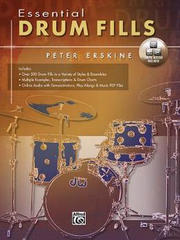Paperback Essential Drum Fills: Book & Online Audio/PDF [With CD] Book