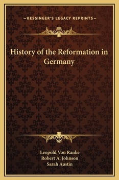 Hardcover History of the Reformation in Germany Book